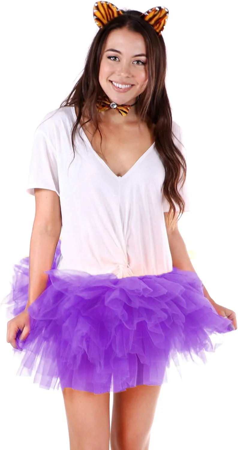 Tutus for Women Adult Tutu Women's 5 Layered Tulle Tutu Skirt