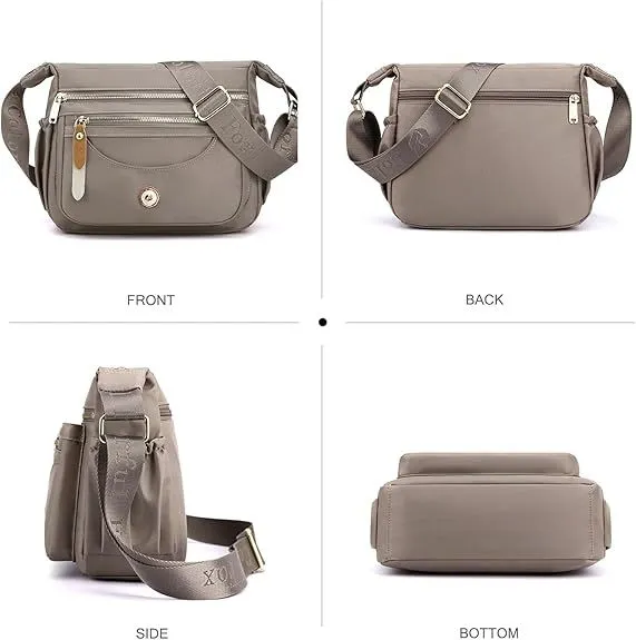 Ultra-light Shoulder/Crossbody Bag with Adjustable Wide Strap