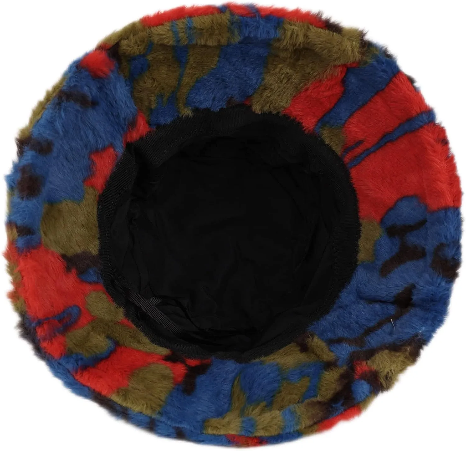 Umeepar Winter Faux Fur Fuzzy Bucket Hat Fluffy Warm Hat for Women Men