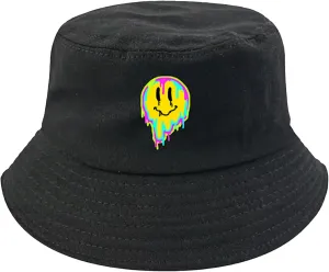 Unisex Bucket Hat Beach Sun Hat Aesthetic Fishing Hat for Men Women Teens, Reversible Double-Side-Wear