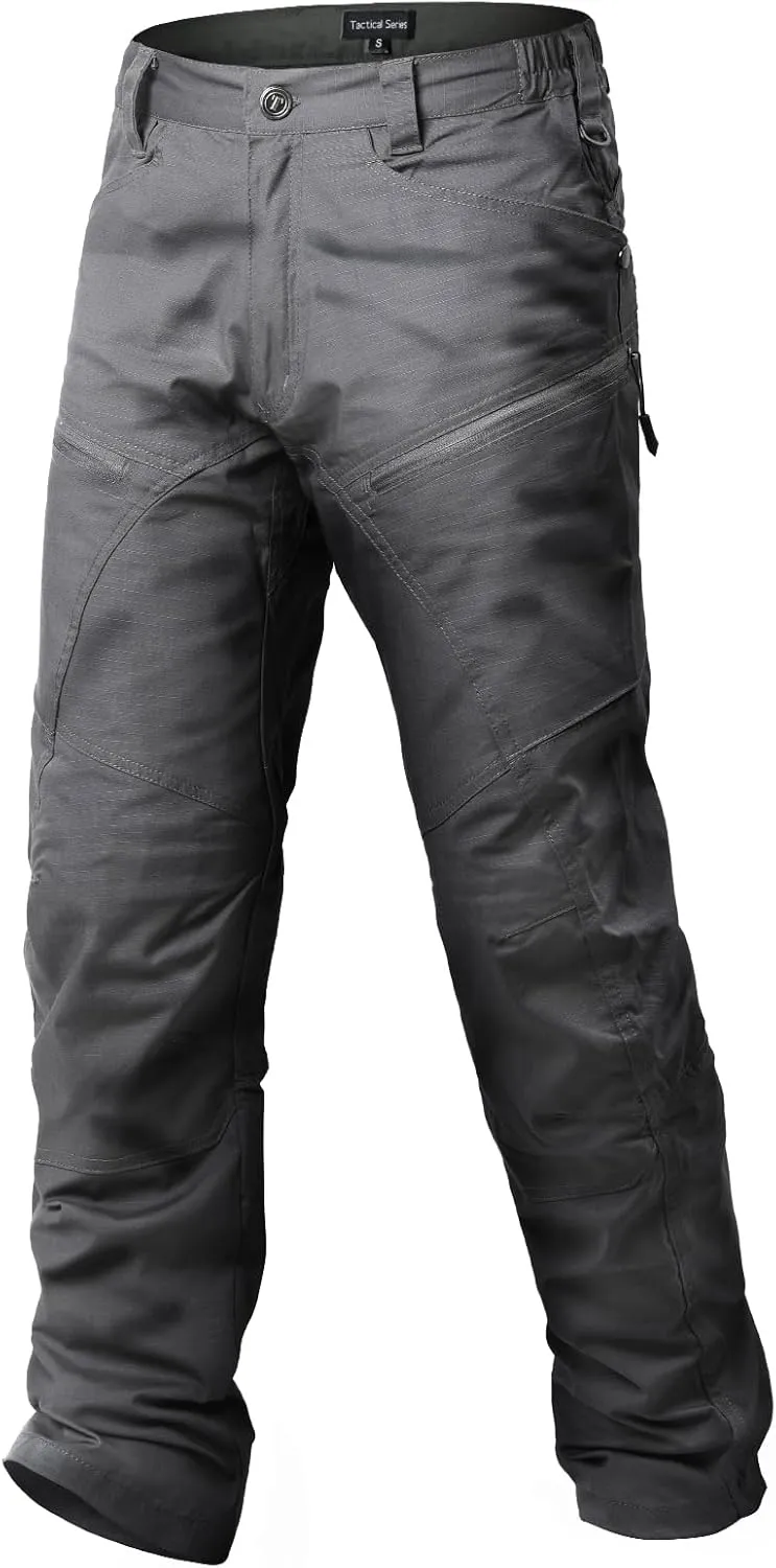 Urban Pro Men's Tactical Cargo Pant Waterproof Ripstop Durable Multi-Pocket Lightweight Work Hiking Outdoor