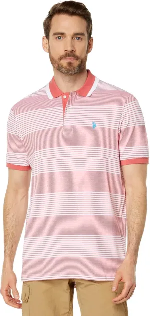 U.S. POLO ASSN. Yarn-Dye Stripe Pique Polo