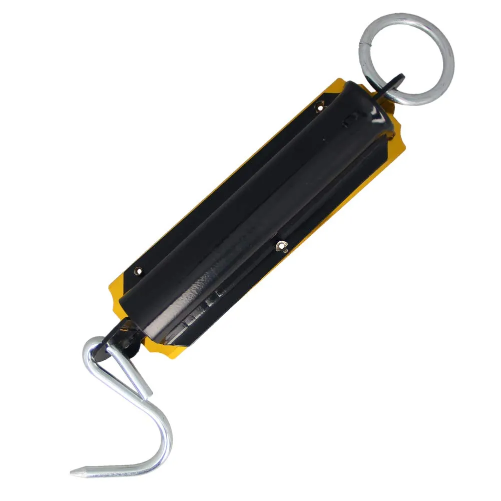 Utoolmart Spring Balance Hanging Hook Handheld Metal Weighing Force Scale Kilo & LBS 25KG Weighing Scale for People in Family, or for Outdoor use.