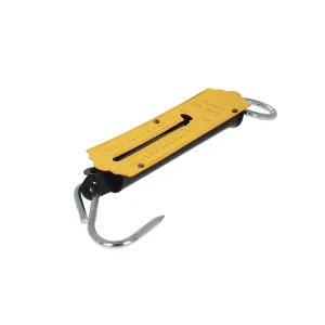 Utoolmart Spring Balance Hanging Hook Handheld Metal Weighing Force Scale Kilo & LBS 25KG Weighing Scale for People in Family, or for Outdoor use.