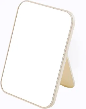 Vanity Mirror High Definition Single Makeup Mirror Desktop Colorful Vanity Mirror Folding Portable Large Square Mirror (Color : Purple) (Pink)