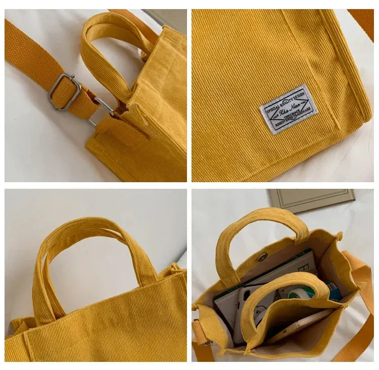 Veloria™ Corduroy Everyday Tote