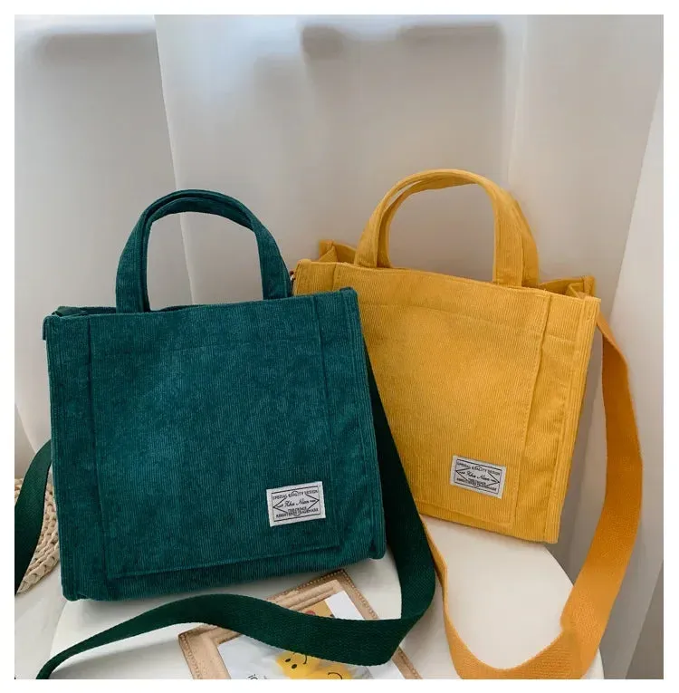 Veloria™ Corduroy Everyday Tote