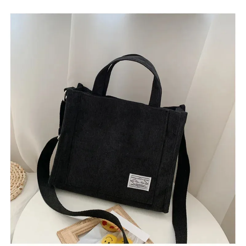 Veloria™ Corduroy Everyday Tote