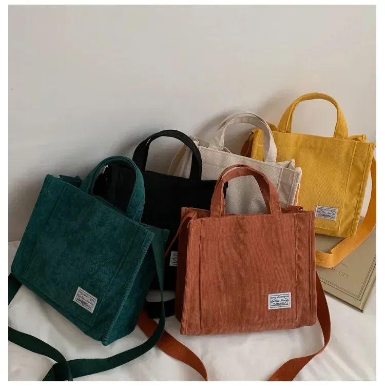 Veloria™ Corduroy Everyday Tote