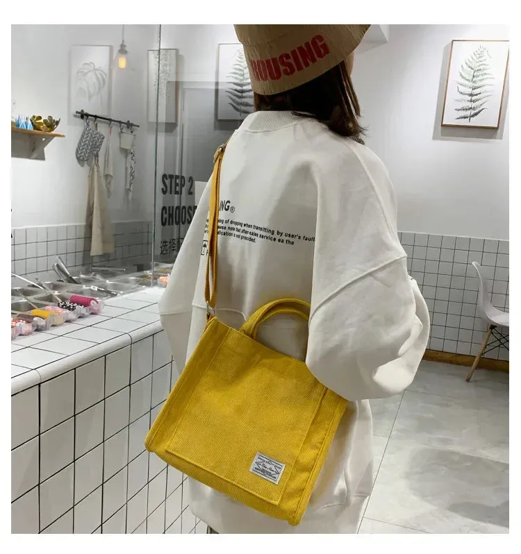Veloria™ Corduroy Everyday Tote