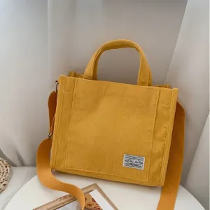 Veloria™ Corduroy Everyday Tote