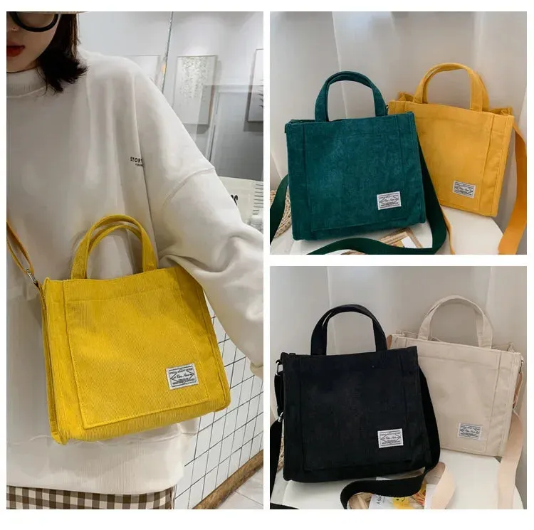 Veloria™ Corduroy Everyday Tote