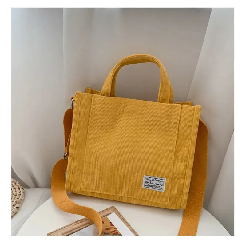 Veloria™ Corduroy Everyday Tote