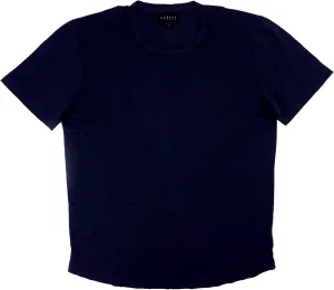 Velvet by Graham & Spencer Men's Amaro Rounded Hem Ss Crew