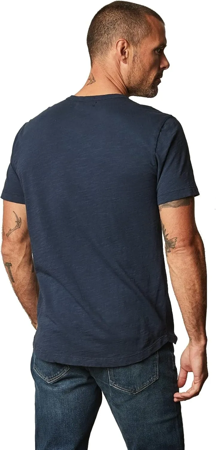 Velvet by Graham & Spencer Men's Amaro Rounded Hem Ss Crew