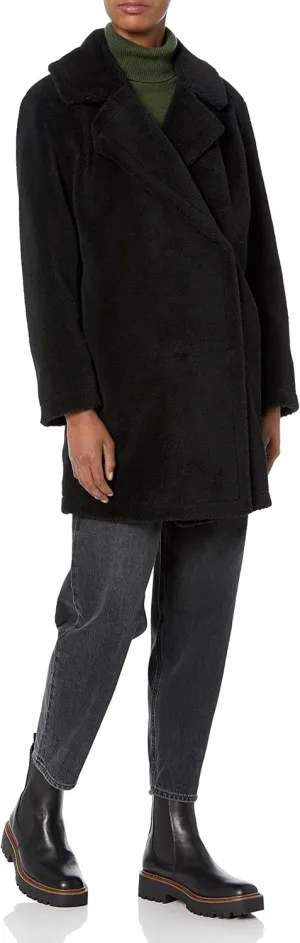 Velvet by Graham & Spencer Women's Christine Sherpa Overcoat
