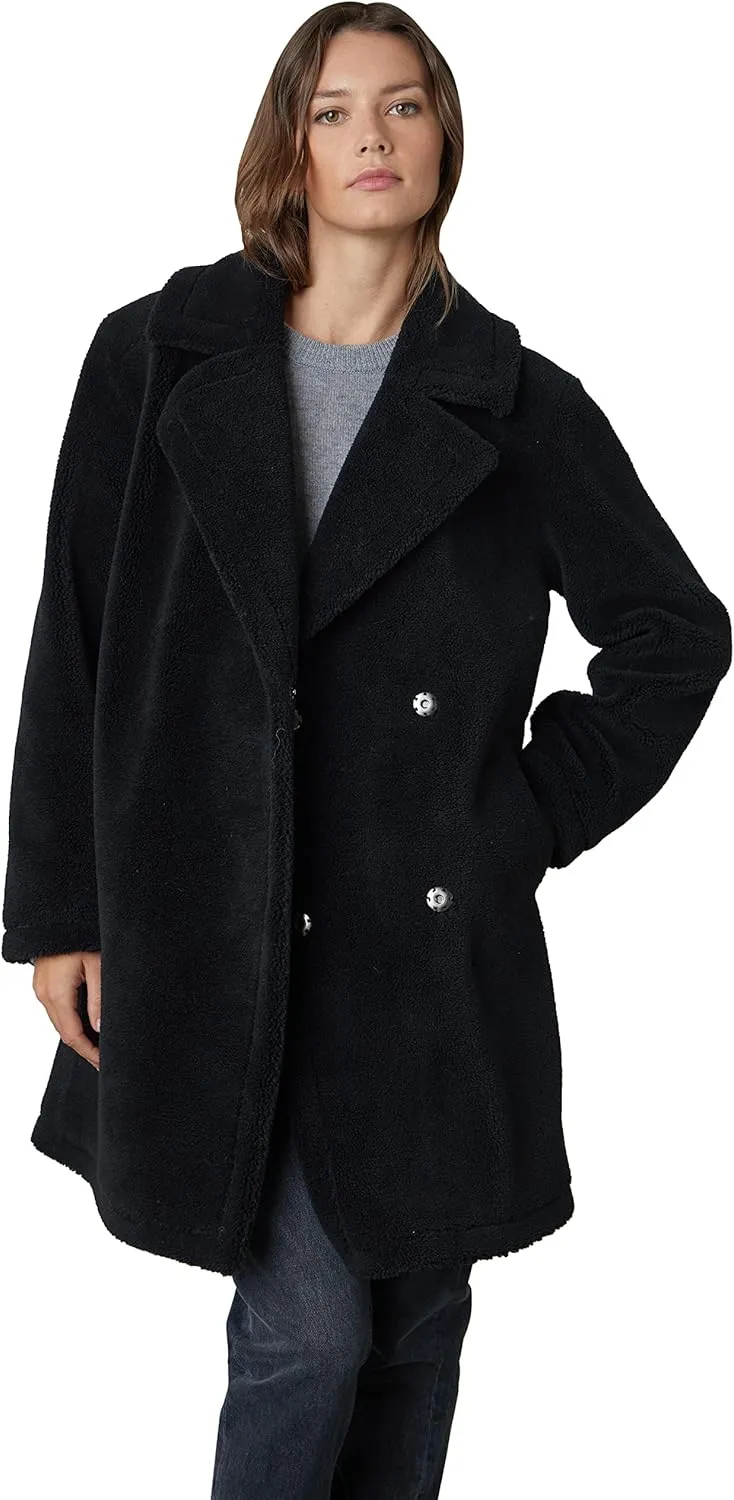 Velvet by Graham & Spencer Women's Christine Sherpa Overcoat