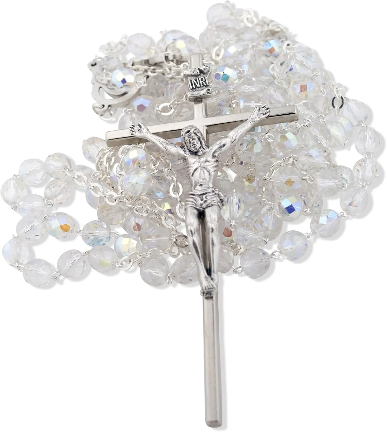 Venerare Catholic Crystal Wedding Rosary