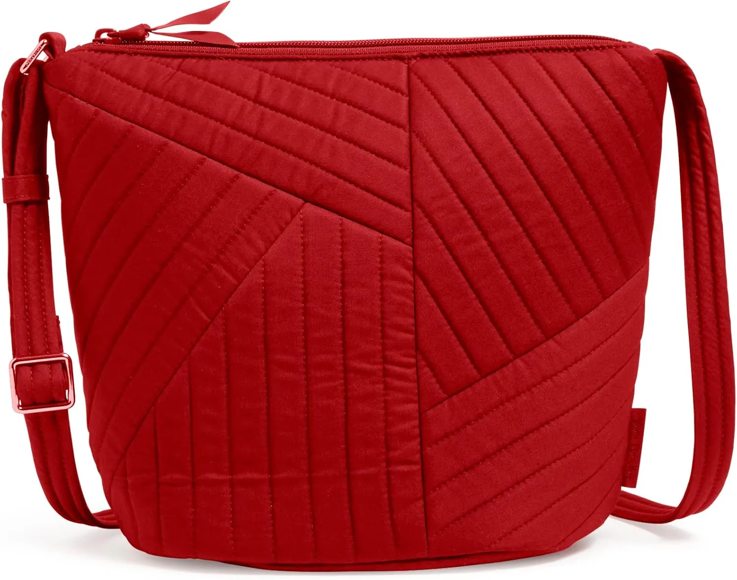 Vera Bradley Women's Cotton Bucket Crossbody Purse