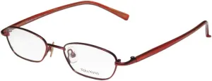 Vera Wang V136 Womens/Girls Designer Full-rim Adult Size Handmade In Japan Eyeglasses/Spectacles (46-17-135, Ruby/Red)