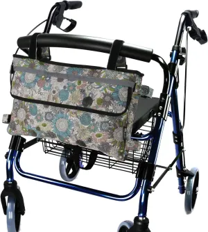 Walker Bag Suitable for Multiple Walking Aids Rollator Bag Multi-Size Multiple Colors (9.8Wx15.7L in,Color9808)