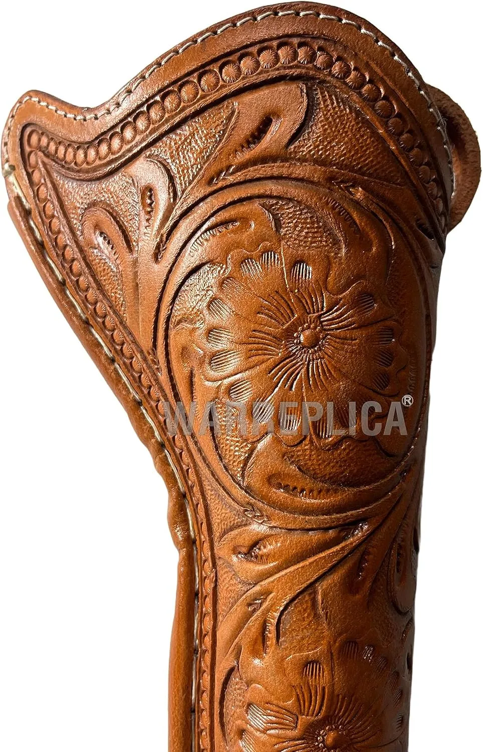 warreplica Leather Western Gun Holster Fits Colt Uberti Pietta Traditions Black Powder Model 1851 1861 Navy 1860 Old Army Cowboy Holsters for Revolvers 7 to 8 Inch Barrel