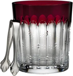 Waterford Talon Red Ice Bucket