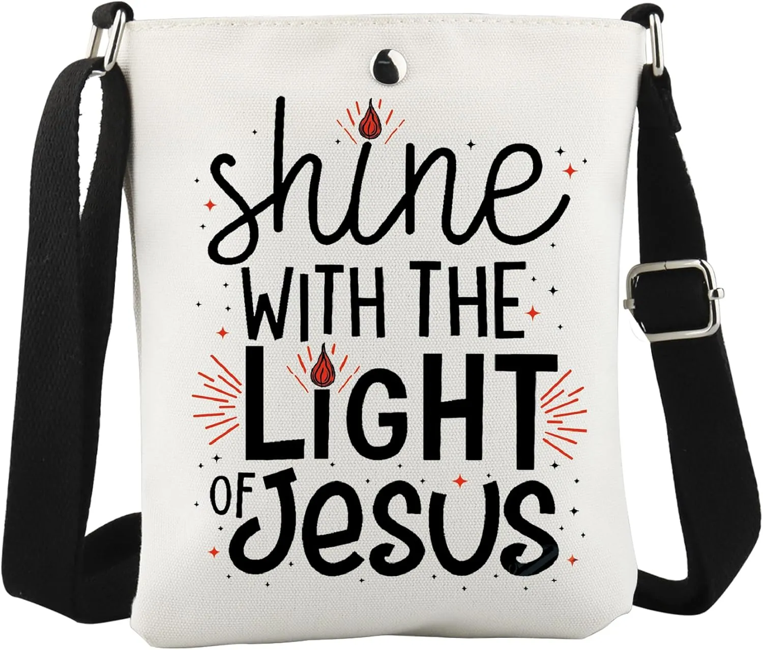 WCGXKO Bible Verse Gift Shine with the Light of Jesus Christian Gifts Inspirational Religious Gifts Bible Accessories