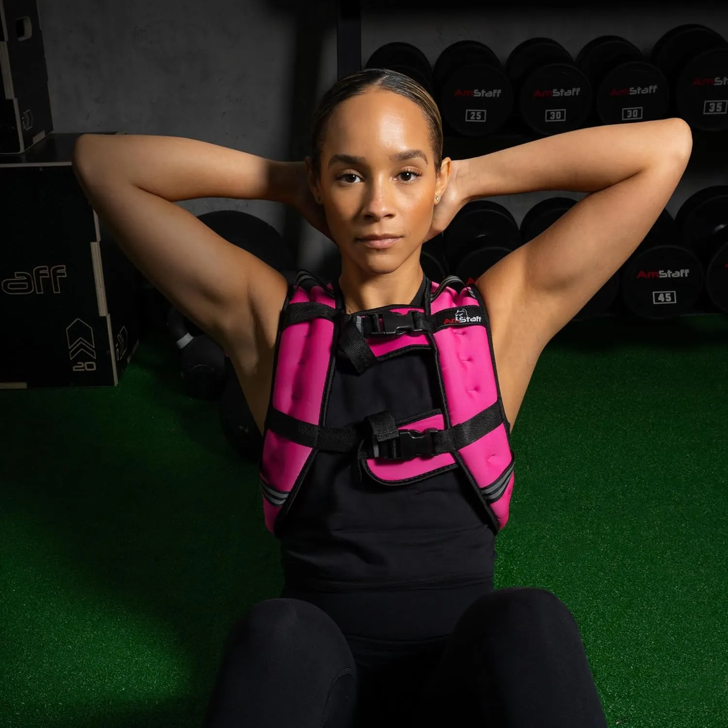 Weighted Vest - Weight Vest for Running, Strength Training & Muscle Building, Features Reflective Stripe for Safe Outdoor Workouts (available in 6lbs to 30lbs)