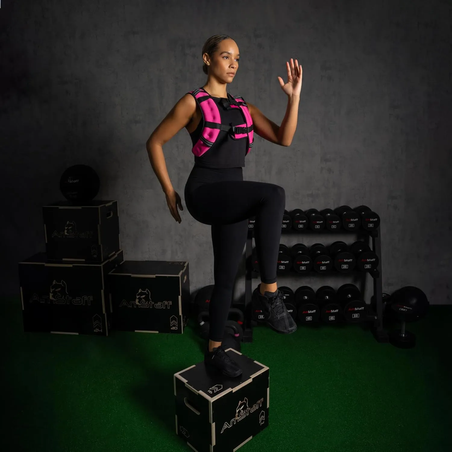 Weighted Vest - Weight Vest for Running, Strength Training & Muscle Building, Features Reflective Stripe for Safe Outdoor Workouts (available in 6lbs to 30lbs)