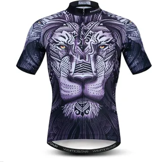 Weimostar Summer Men's Cycling Jersey Short Sleeve Mountain Bike Road Bicycle Shirt