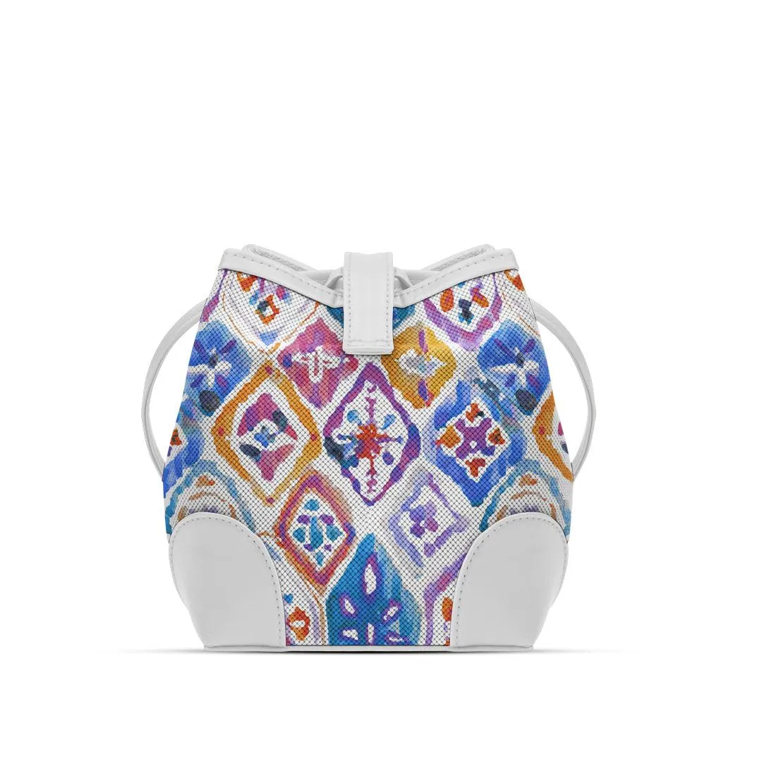 White Bucket Bags Mozaic