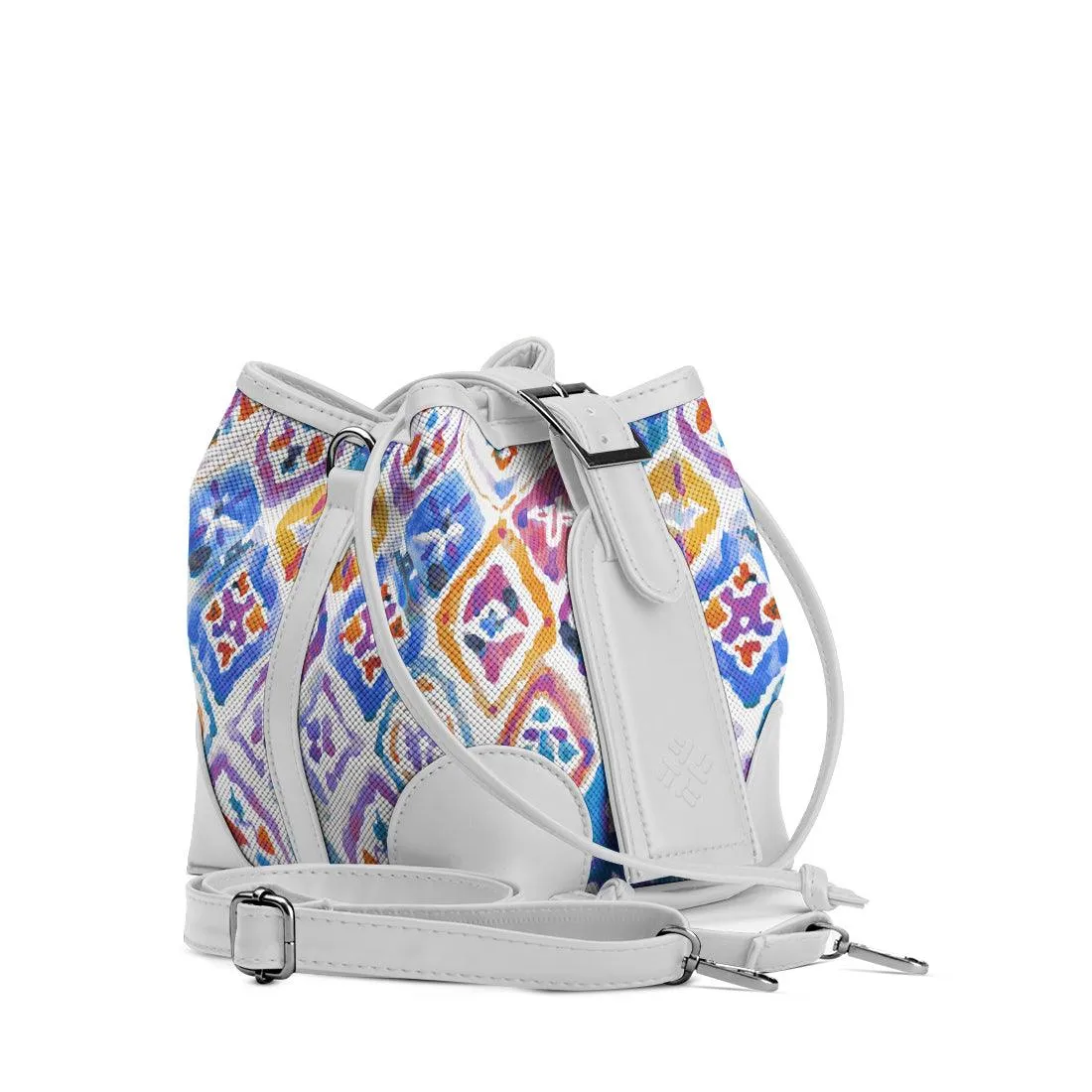 White Bucket Bags Mozaic