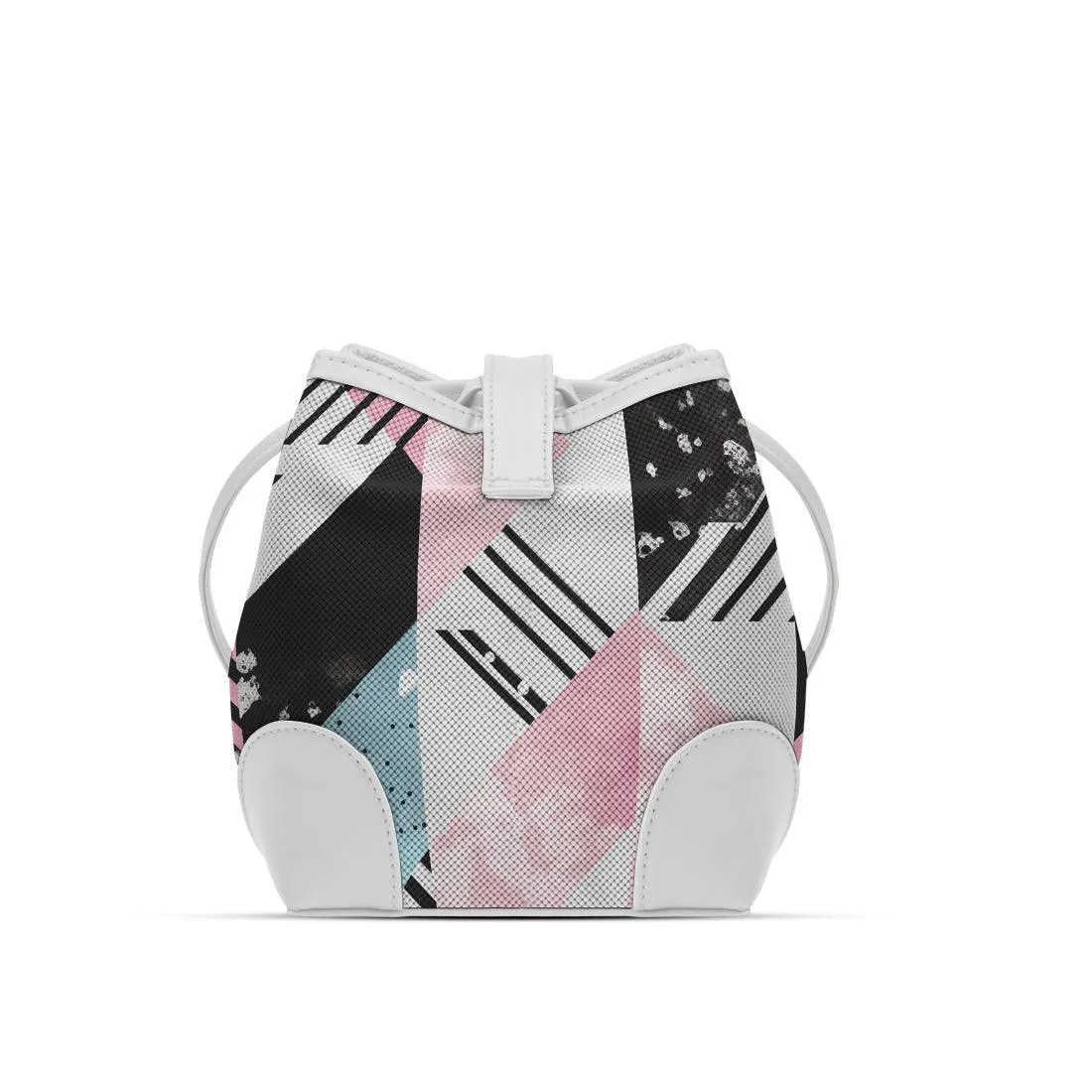 White Bucket Bags Sectioned