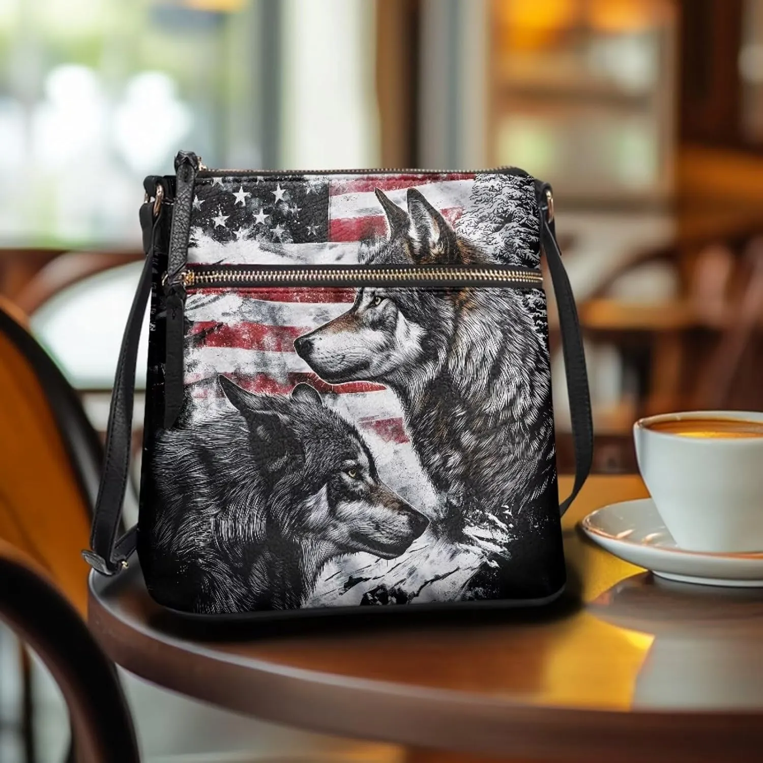 Women Hobo Bag Crossbody Shoulder Purse Multi Pocket Satchel Handbag with Adjustable Strap