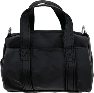 Women Shoulder Crossbody Bag Simple Nylon Bucket Bag Fashion Top Handle Handbag Korean Style Messenger Bag for Daily