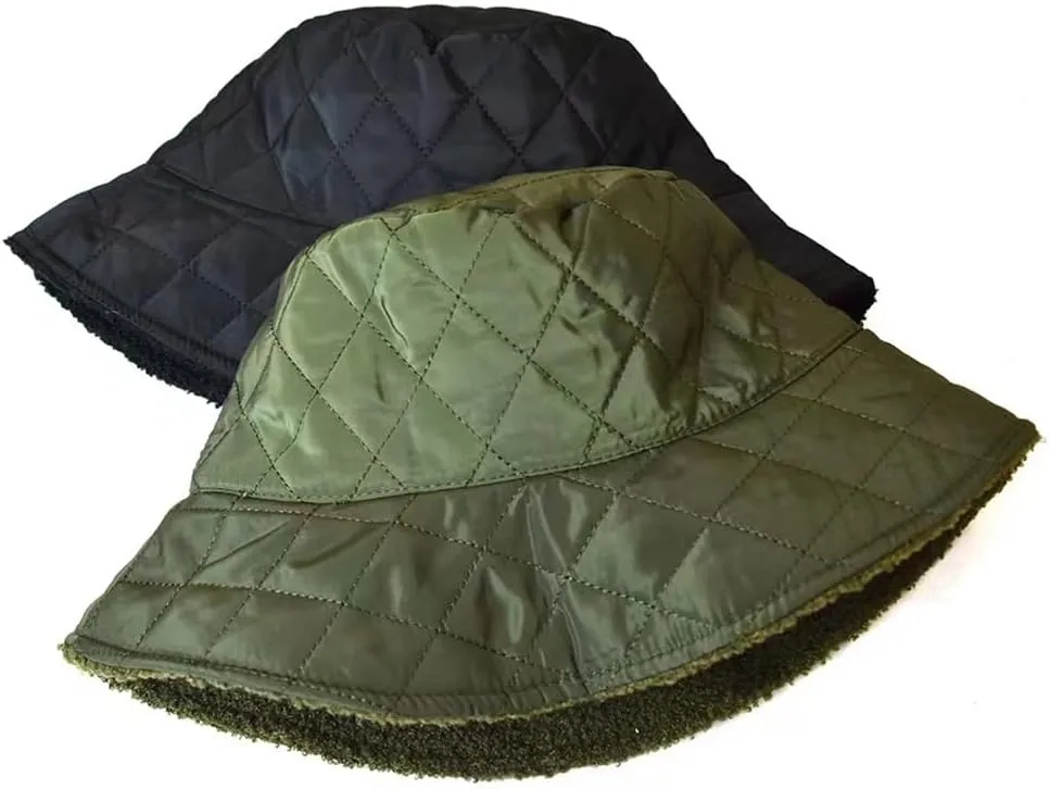 Womens Bucket Hat Beach Sun Hat for Sunmmer Travel Cotton Plaid Colorful Packable Bucket Hats