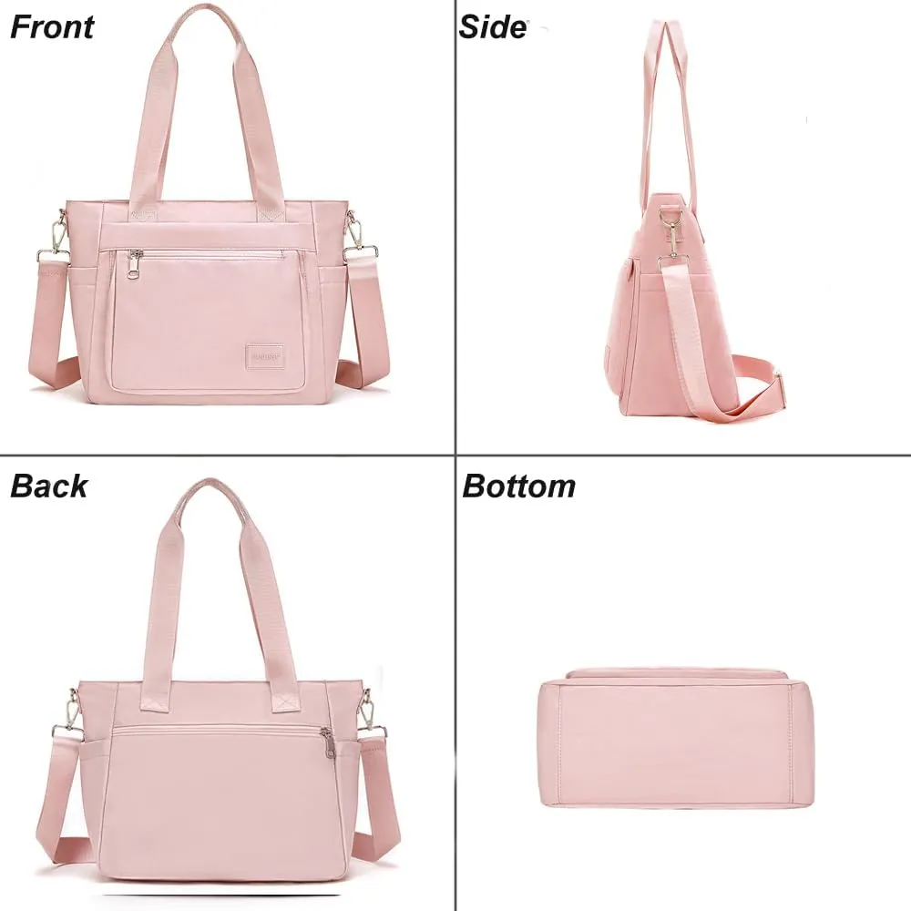 Women's Casual Totes Handbags Multi-pocket Shoulder Crossbody Bags Work Travel Purses