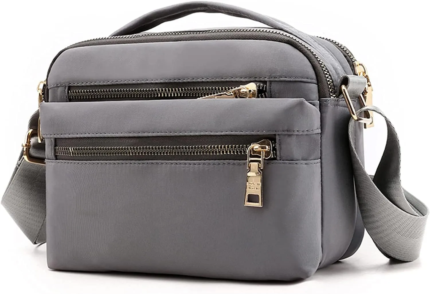 Women's Crossbody Bag, Multi Pocket Messenger Bag Shoulder Bag Travel Bag Handbags for Men&Women for Shopping Daily