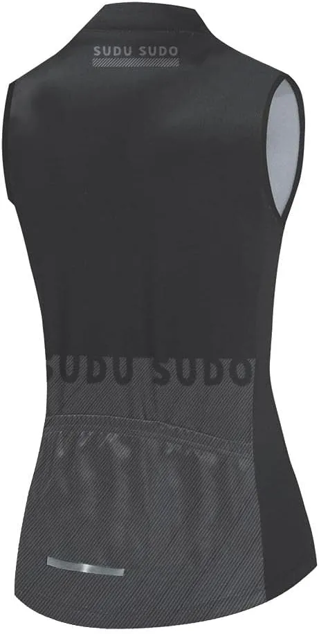 Women's Cycling Jersey Sleeveless Bike Vest Shirts Bicycle Clothing Biking Tank Tops Tights