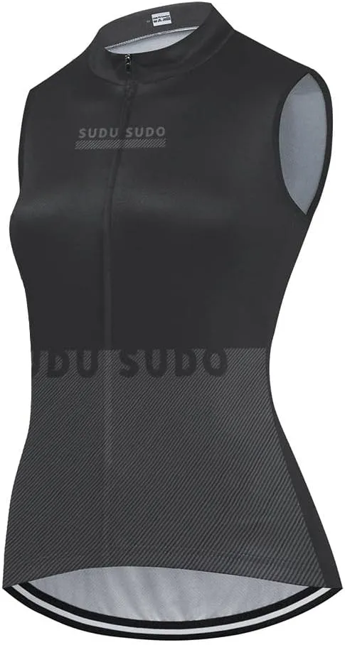 Women's Cycling Jersey Sleeveless Bike Vest Shirts Bicycle Clothing Biking Tank Tops Tights