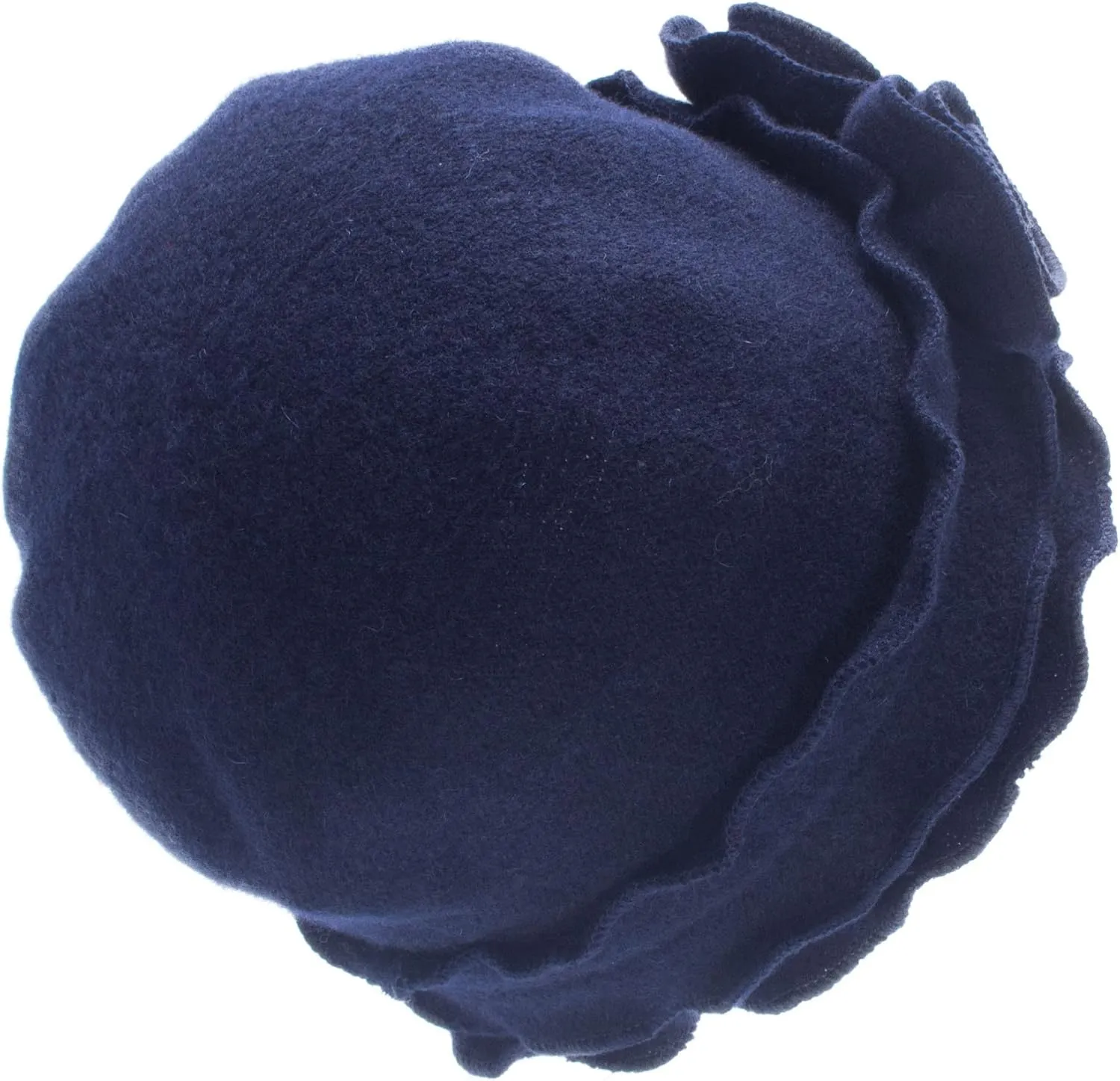Womens Gatsby 1920s Winter Wool Cap Beret Beanie Crochet Bucket Flower Hat A285