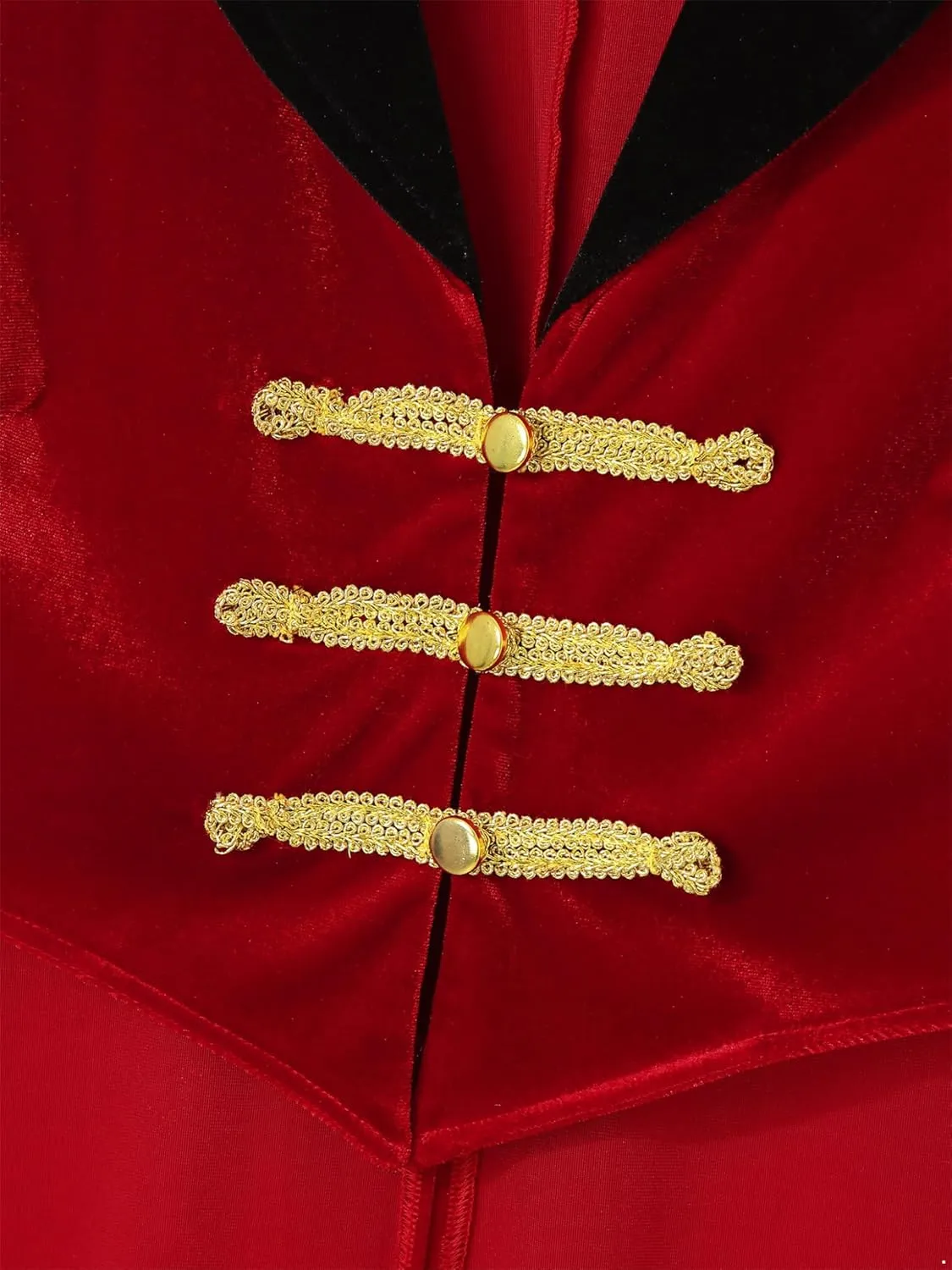 Womens Retro Velvet Victorian Tailcoat Coat Medieval Steampunk Jacket Circus Ringmaster Costume