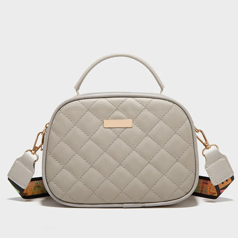 Women's Shell Printing Girdle Diamond Embroidered Crossbody Bags