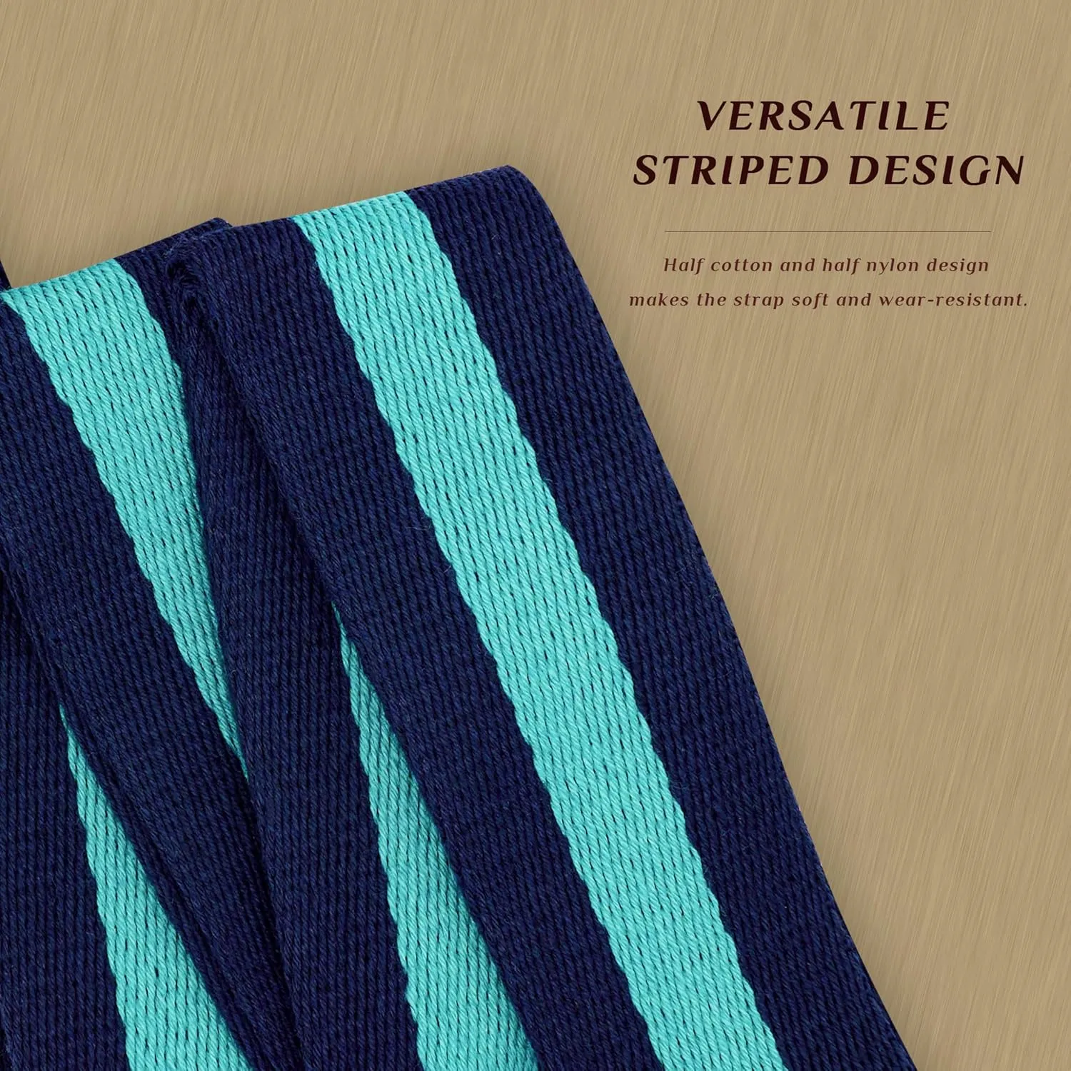 Woven Stripe Purse Straps,Replacement Crossbody Wide Shoulder Adjustable Strap for Bag Handbags