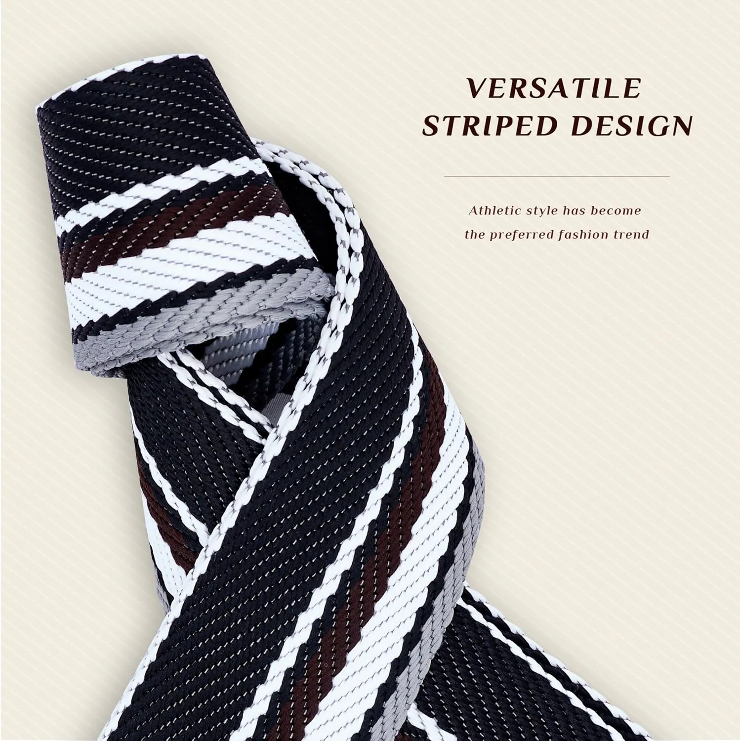 Woven Stripe Purse Straps,Replacement Crossbody Wide Shoulder Adjustable Strap for Bag Handbags