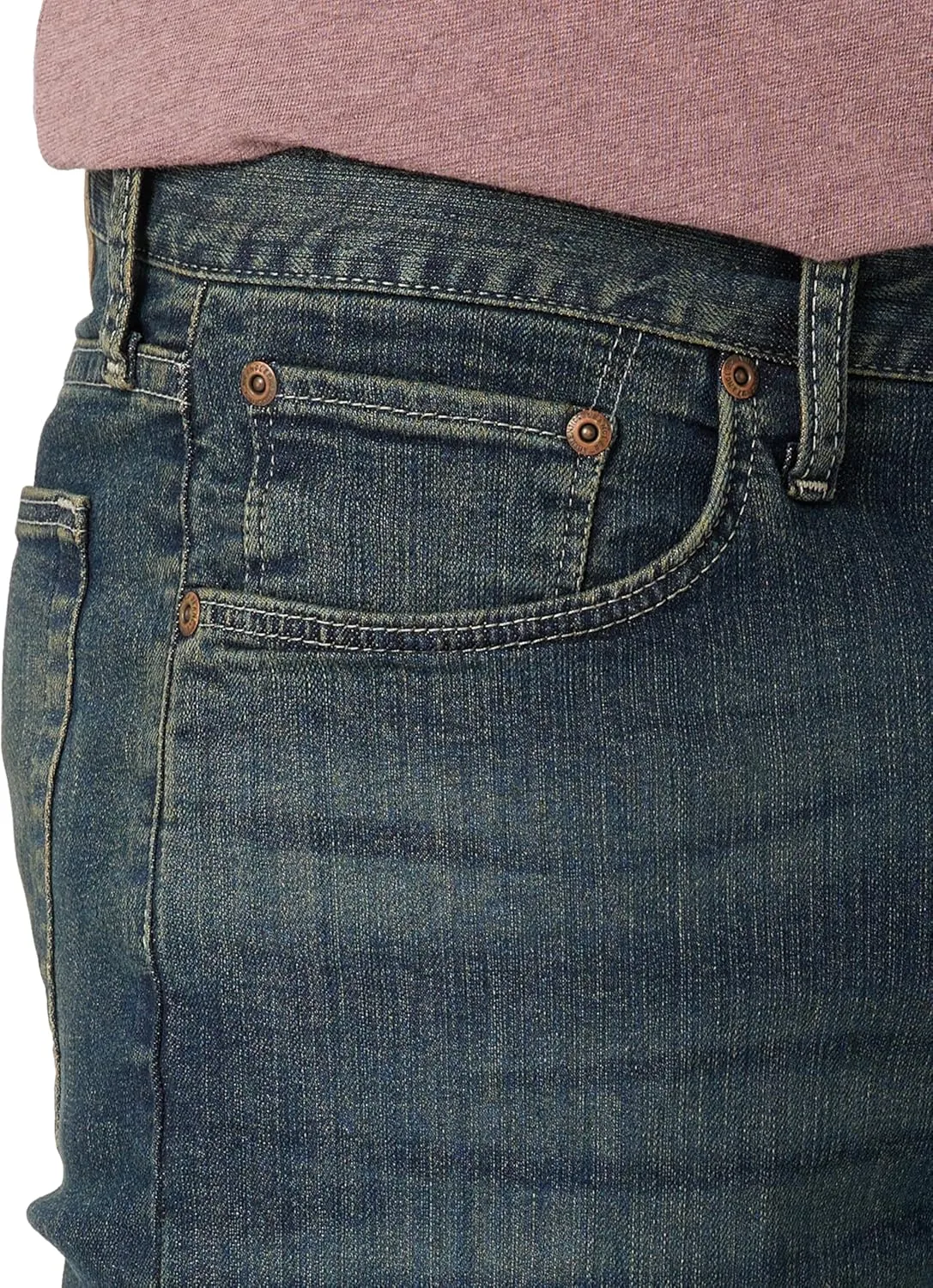 Wrangler Authentics Men's Classic Relaxed Fit Five Pocket Jean Short
