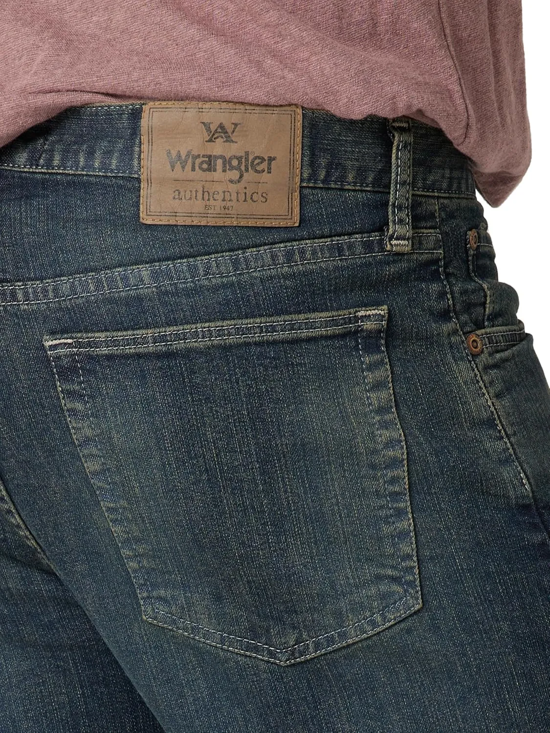 Wrangler Authentics Men's Classic Relaxed Fit Five Pocket Jean Short