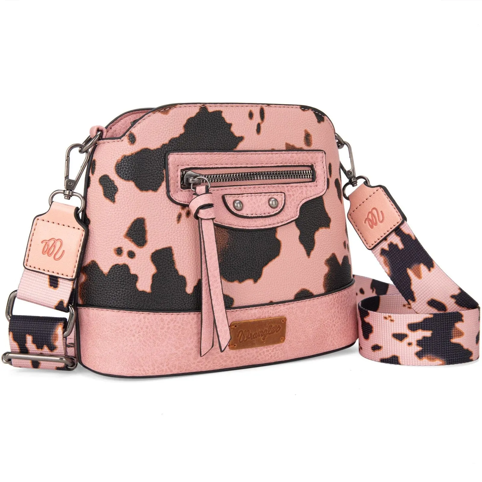 Wrangler Cow Print Crossbody Bag