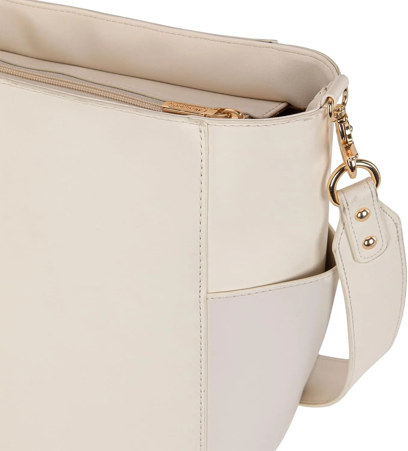 Wrangler MEDIUM Crossbody Bag for Women Vegan Leather Bucket Handbags with Guitar Strap